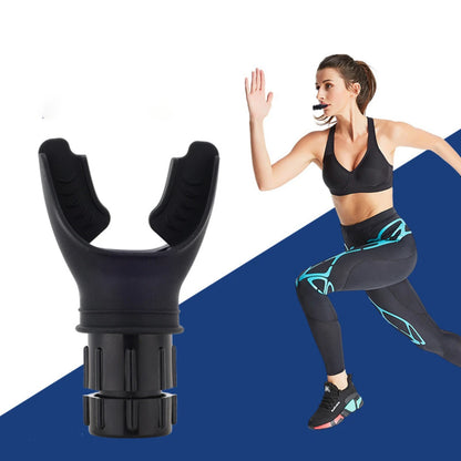Fitness Trainer Portable Lung Capacity Abdominal Breathing Trainer with Adjustable Resistance Y-Shape Silicone Breathing Trainer